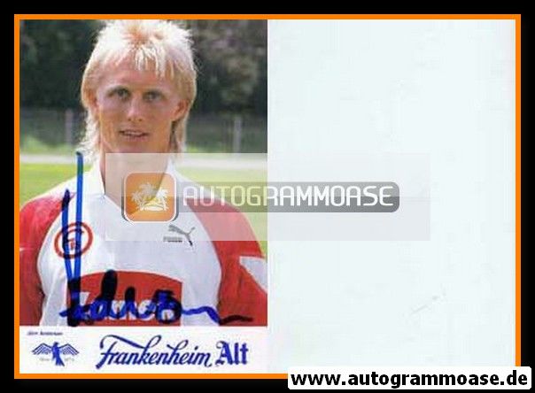 Autogramm Fussball | Fortuna Düsseldorf | 1990 | Jörn ANDERSEN