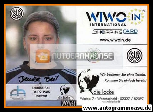 Autogramm Fussball (D) | SG Wattenscheid 09 | 2004 | Denise BEIL