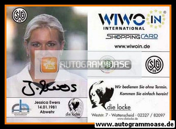 Autogramm Fussball (D) | SG Wattenscheid 09 | 2004 | Jessica EWERS