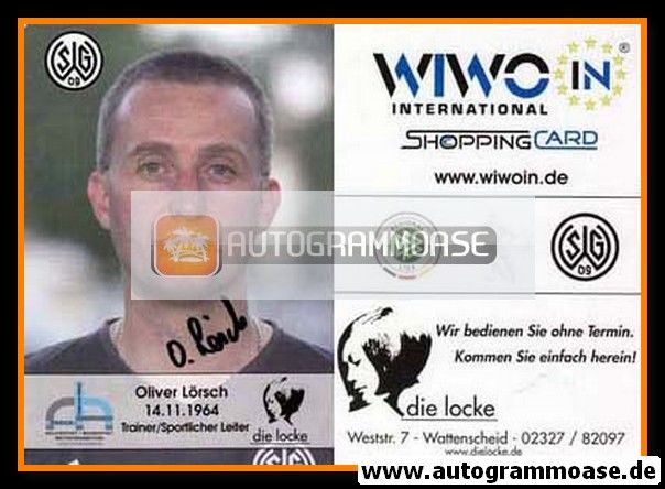 Autogramm Fussball (D) | SG Wattenscheid 09 | 2004 | Oliver LÖRSCH