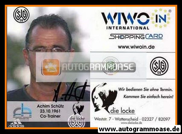 Autogramm Fussball (D) | SG Wattenscheid 09 | 2004 | Achim SCHÜTZ