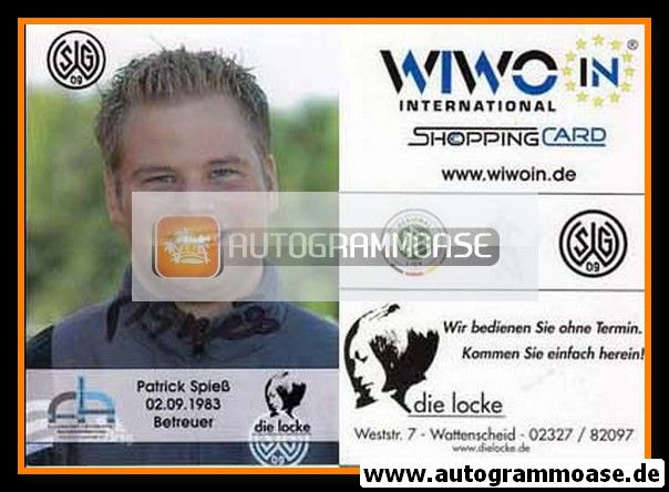 Autogramm Fussball (D) | SG Wattenscheid 09 | 2004 | Patrick SPIESS