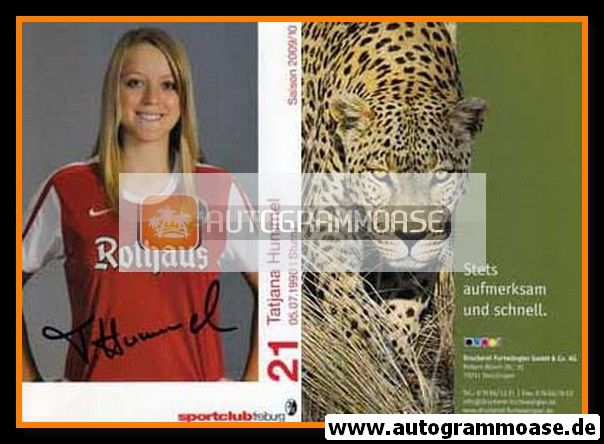 Autogramm Fussball (D) | SC Freiburg | 2009 | Tatjana HUMMEL