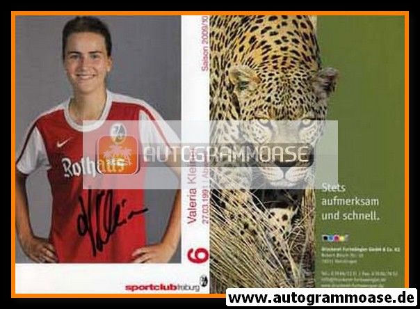 Autogramm Fussball (D) | SC Freiburg | 2009 | Valeria KLEINER