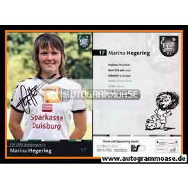 60787 Marina Hefering Duisburg Frauen Fußball original signierte Autogrammkarte 