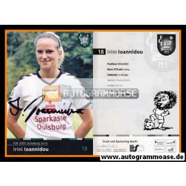 Autogramm Fussball (D) | FCR 2001 Duisburg | 2009 | Irini IOANNIDOU