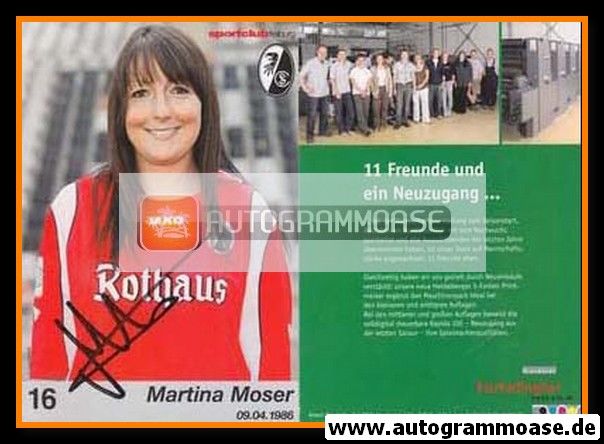 Autogramm Fussball (Damen) | SC Freiburg | 2007 | Martina MOSER