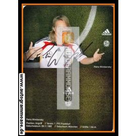 Autogramm Fussball (D) | DFB | 2008 Adidas | Petra WIMBERSKY