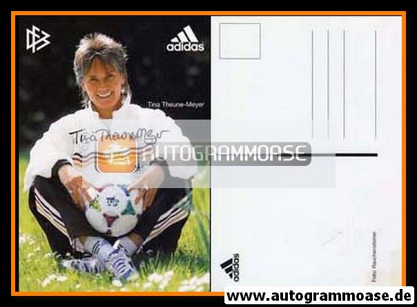 Autogramm Fussball (D) | DFB | 2001 Adidas | Tina THEUNE-MEYER