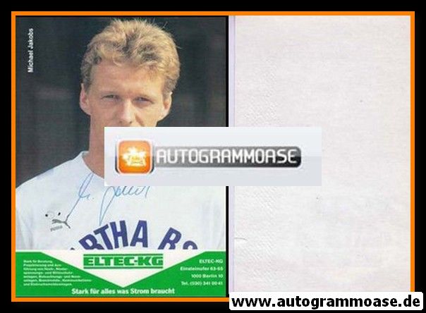 Autogramm Fussball | Hertha BSC Berlin | 1989 | Michael JAKOBS