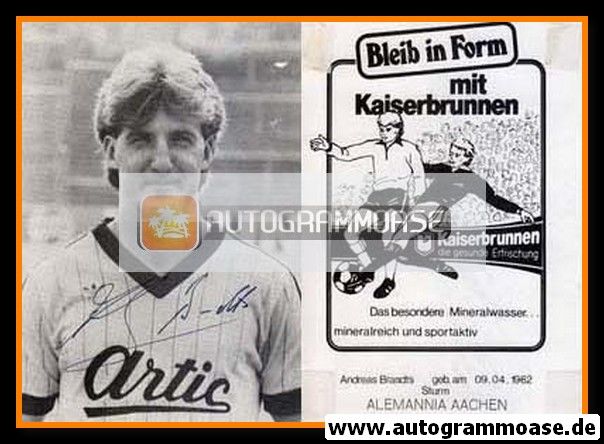 Autogramm Fussball | Alemannia Aachen | 1984 | Andreas BRANDTS