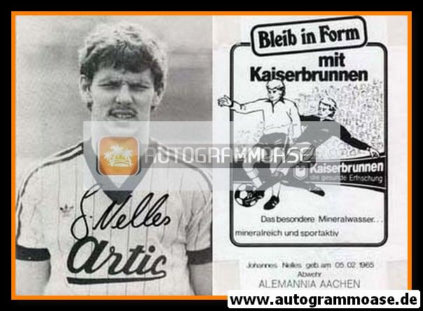 Autogramm Fussball | Alemannia Aachen | 1984 | Johannes NELLES