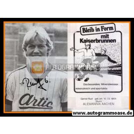 Autogramm Fussball | Alemannia Aachen | 1984 | Gernot RUOF