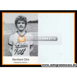 Autogramm Fussball | Alemannia Aachen | 1980er Artic | Bernhard OLCK