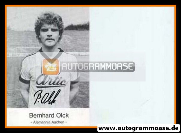 Autogramm Fussball | Alemannia Aachen | 1980er Artic | Bernhard OLCK