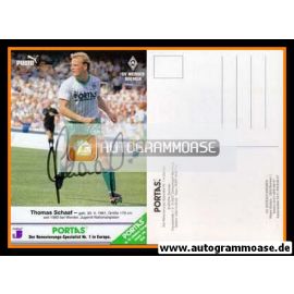 Autogramm Fussball | SV Werder Bremen | 1987 | Thomas SCHAAF