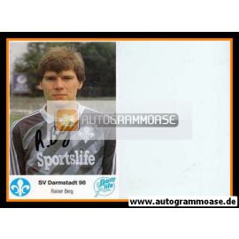 Autogramm Fussball | SV Darmstadt 98 | 1980er | Rainer BERG