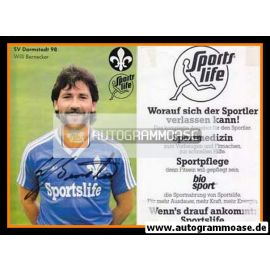 Autogramm Fussball | SV Darmstadt 98 | 1984 | Willibald BERNECKER