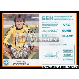 Autogramm Fussball | SV Darmstadt 98 | 1988 | Rainer BERG (1)