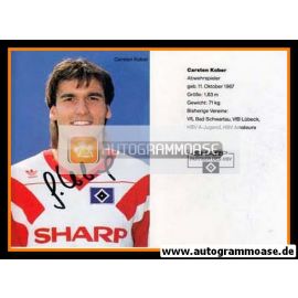 Autogramm Fussball | Hamburger SV | 1989 | Carsten KOBER