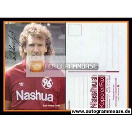 Autogramm Fussball | Hannover 96 | 1988 Druck | Karl-Heinz GEILS