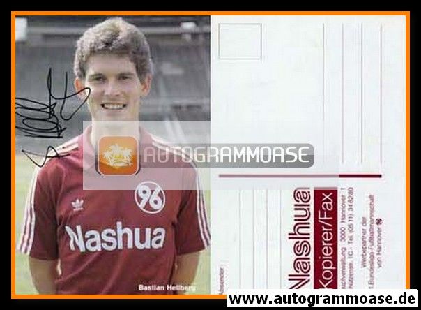 Autogramm Fussball | Hannover 96 | 1988 Druck | Bastian HELLBERG