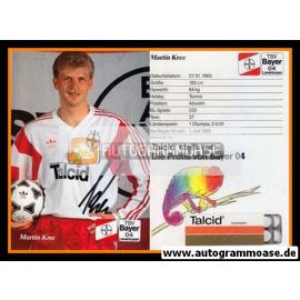 Autogramm Fussball | Bayer Leverkusen | 1991-2 | Martin KREE