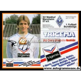 Autogramm Fussball | SV Waldhof Mannheim | 1986 Druck | Roland DICKGIESSER