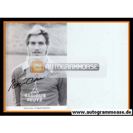 Autogramm Fussball | FC Bayern München | 1970er | Peter GRUBER (Portrait SW)
