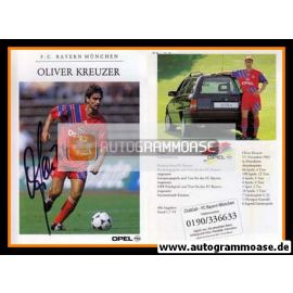 Autogramm Fussball | FC Bayern München | 1993 | Oliver KREUZER (1)