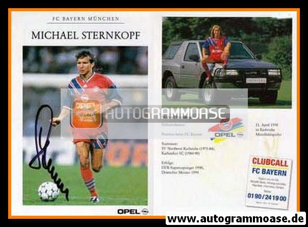 Autogramm Fussball | FC Bayern München | 1994 | Michael STERNKOPF