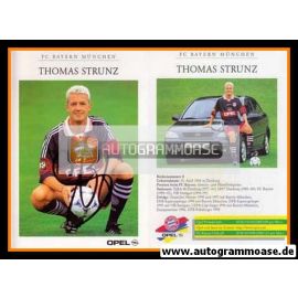 Autogramm Fussball | FC Bayern München | 1998 | Thomas STRUNZ