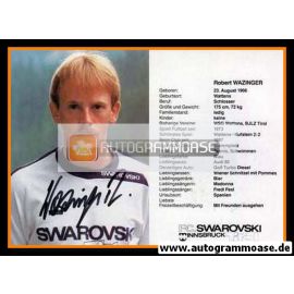 Autogramm Fussball | FC Swarowski Tirol Innsbruck | 1988 | Robert WAZINGER