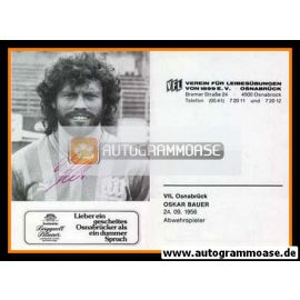 Autogramm Fussball | VfL Osnabrück | 1985 | Oskar BAUER