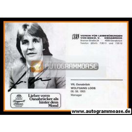 Autogramm Fussball | VfL Osnabrück | 1985 | Wolfgang LOOS