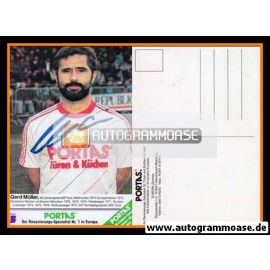 Autogramm Fussball | 1980er Portas | Gerd MÜLLER
