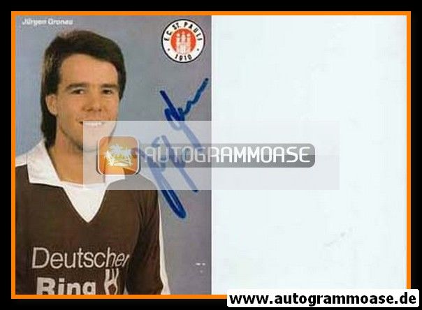 Autogramm Fussball | FC St. Pauli | 1987 | Jürgen GRONAU