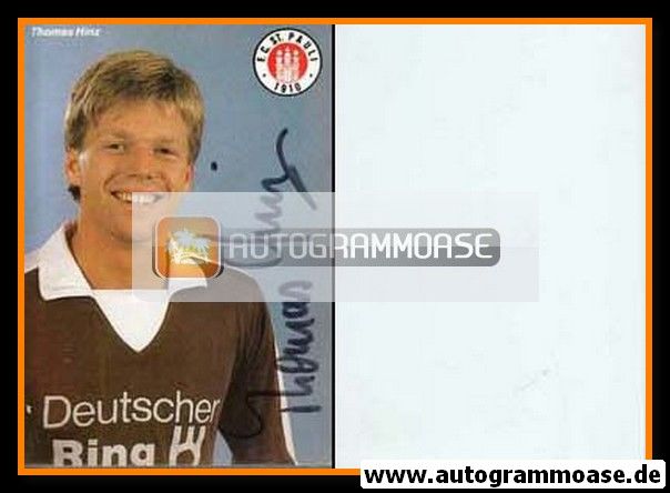 Autogramm Fussball | FC St. Pauli | 1987 | Thomas HINZ