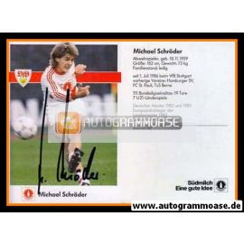 Autogramm Fussball | VfB Stuttgart | 1987 | Michael SCHRÖDER (Spielszene)