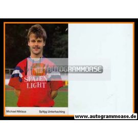 Autogramm Fussball | SpVgg Unterhaching | 1989 | Michael NIKLAUS (rotes Trikot)
