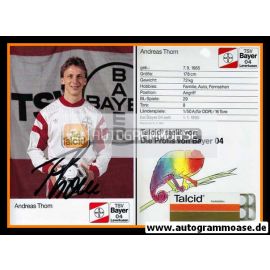 Autogramm Fussball | Bayer Leverkusen | 1991-1 | Andreas THOM 