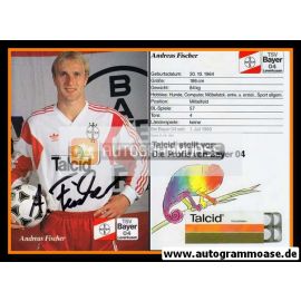 Autogramm Fussball | Bayer Leverkusen | 1991-2 | Andreas FISCHER