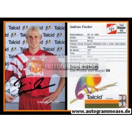 Autogramm Fussball | Bayer Leverkusen | 1993 | Andreas FISCHER