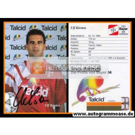 Autogramm Fussball | Bayer Leverkusen | 1993 | Ulf KIRSTEN