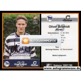 Autogramm Fussball | Hertha BSC Berlin | 1997 | Oliver SCHMIDT