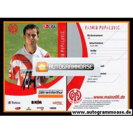 Autogramm Fussball | FSV Mainz 05 | 2006 | Fatmir PUPALOVIC