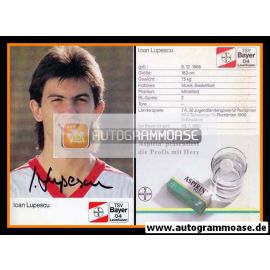 Autogramm Fussball | Bayer Leverkusen | 1990 | Ioan LUPESCU