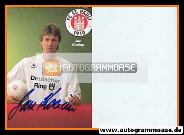 Autogramm Fussball | FC St. Pauli | 1989 | Jan KOCIAN