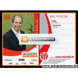 Autogramm Fussball | FSV Mainz 05 | 2006 | Axel SCHUSTER