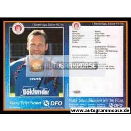 Autogramm Fussball | FC St. Pauli | 1995 | Klaus-Peter NEMET